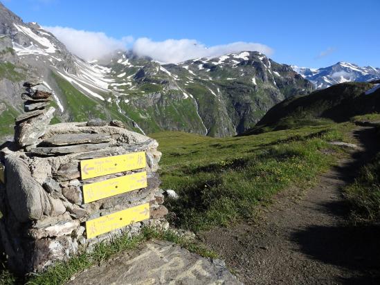 Les pointes Ormelune vues depuis le sentier-balcon