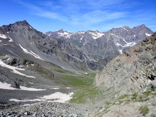 En haut du vallon de l'Entrelor