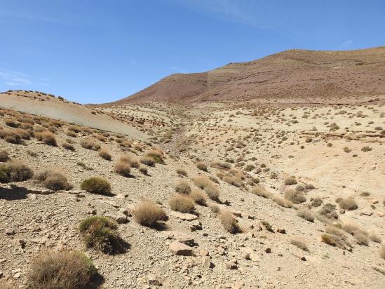 Traversée des hauts plateaux entre Imejdag et Arg Mzzen