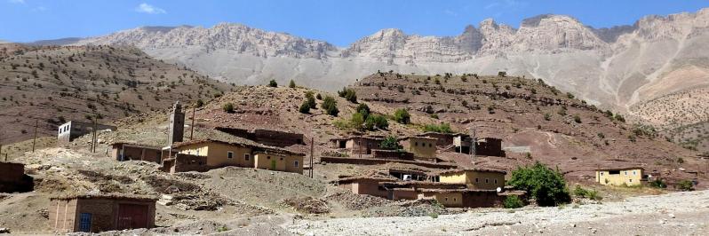 Le village de Waouchki au pied du Ouaougoulzat