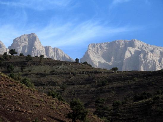 Zoom sur les sommets orientaux du Ouaougoulzat