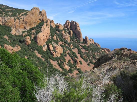 Entre le Cap Roux et le Rocher Saint-Barthélémy