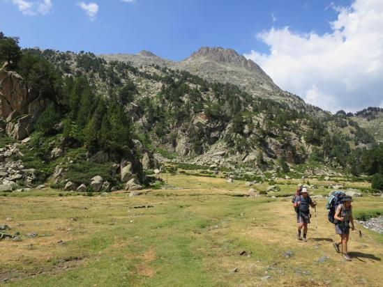 On quitte le Pllan de Aguallut en direction du coll de Toro