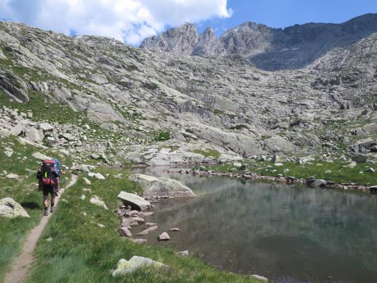 Arrivée au lac de l'Escaleta