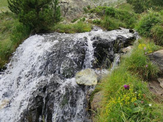 Descente du val de Molieres (cascade)