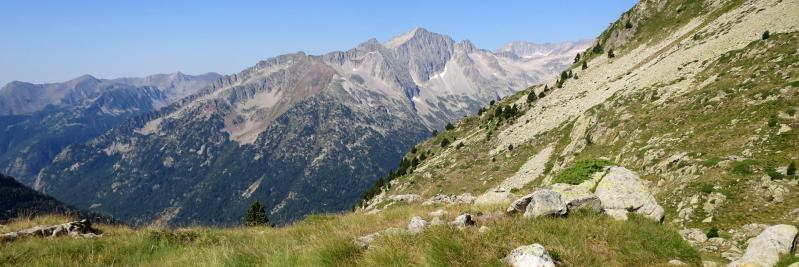 A la bifurcation vers le Port de Rius (au fond, le vall de Molières)