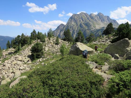 La portion sauvage entre le Plan de Rius et le refuge de Restanca