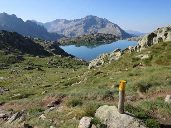 Au Coret d'Oelhacrestada (Estany des Monges et Punta alta de Comalesbienes