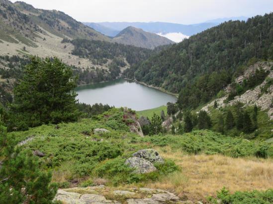 Au-dessus de l'Estany del Rosario