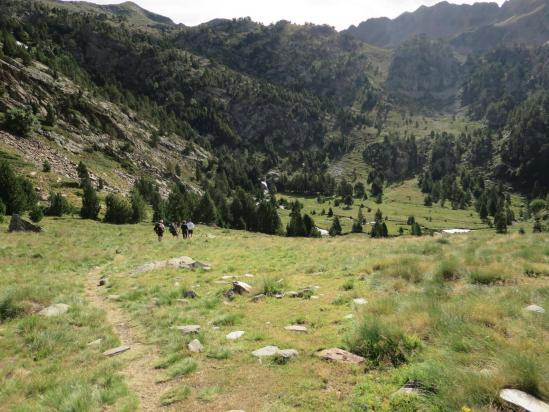 Descente vers la Pleta de Guerossos